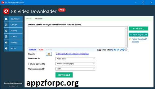 8k Video Downloader Free - Download For PC