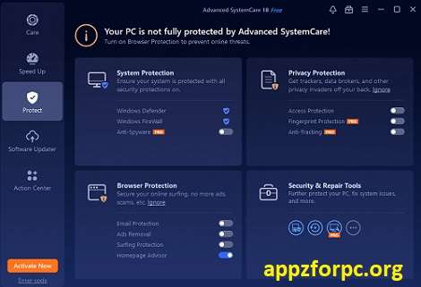 Advanced SystemCare Pro Free For Windows