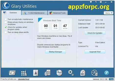 Download Glary Utilities Free For - Windows