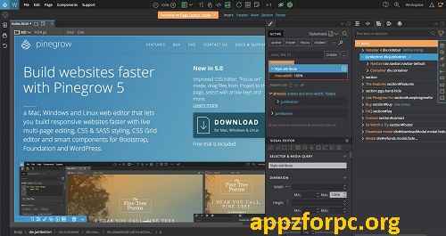 Pinegrow Web Editor Free Download For Windows, Mac & Linux